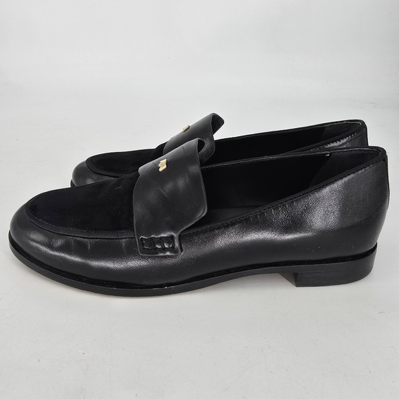 Birdies Shoes - Birdies Women black Loafer starling 20 flats slip on suede leather size 8